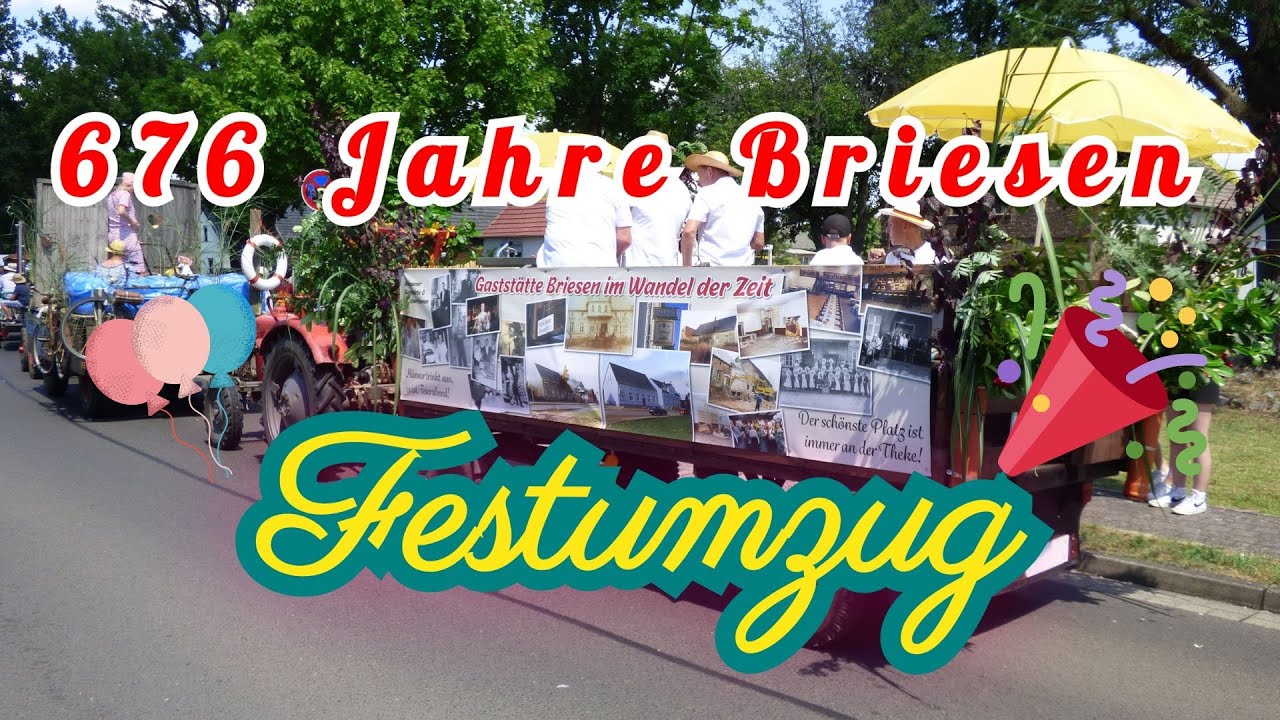 676 Jahre Briesen / Festumzug