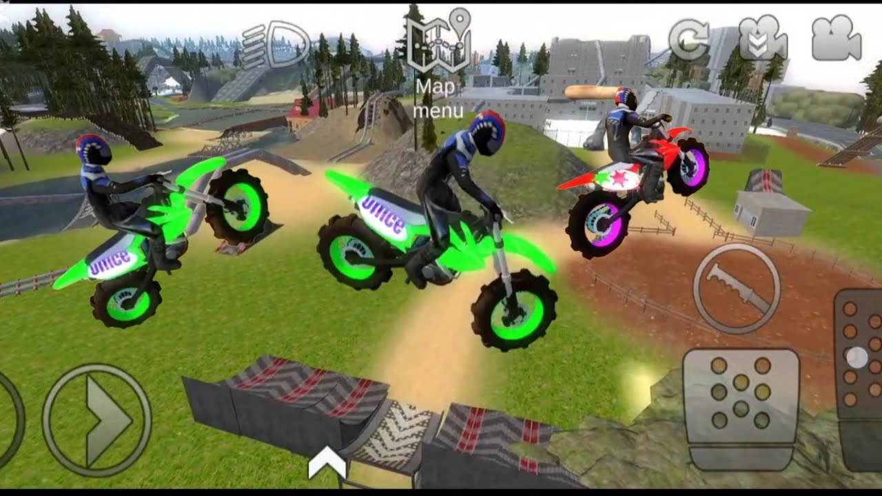 @Juego de Motos - Motocicleta de policía - Trucos de Motos en Rampas Extremas #1 Android gameplay👇👇