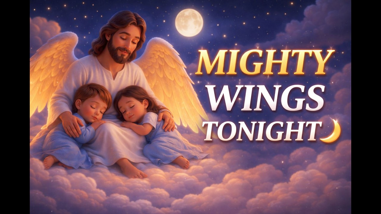 Sleep Under His Mighty Wings Tonight 🌙 | Christian Sleep Worship for Protection & Peace