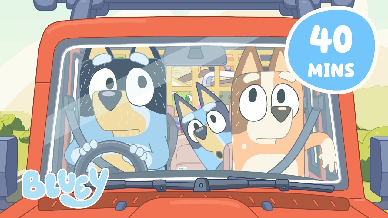 🔴LIVE: Road Trip Games with Bluey, Bingo, Winton and more! 🛣️ 🚗 | 30+ Minutes |  Bluey