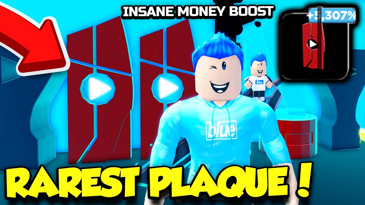 I Unlocked The RAREST SECRET PLAQUE In YouTube Simulator X AND IT'S INSANE!! (Roblox)