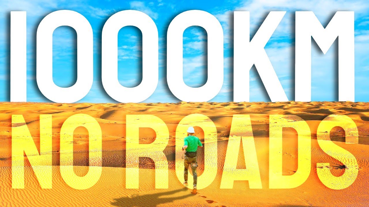 I'm running across 1000km of ROADLESS Sahara Desert