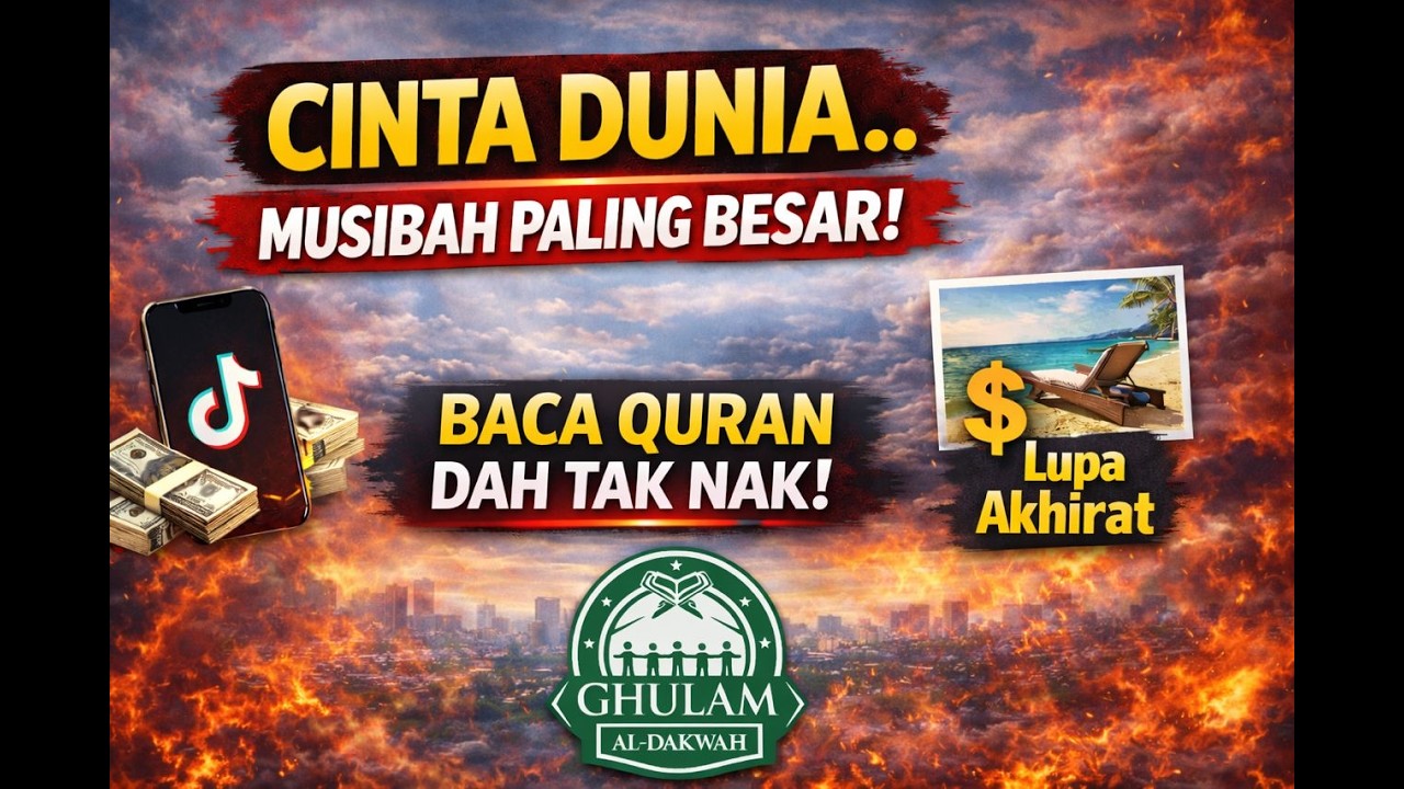 CINTA DUNIA PENYEBAB SEMAKIN JAUH DARI ALLAH