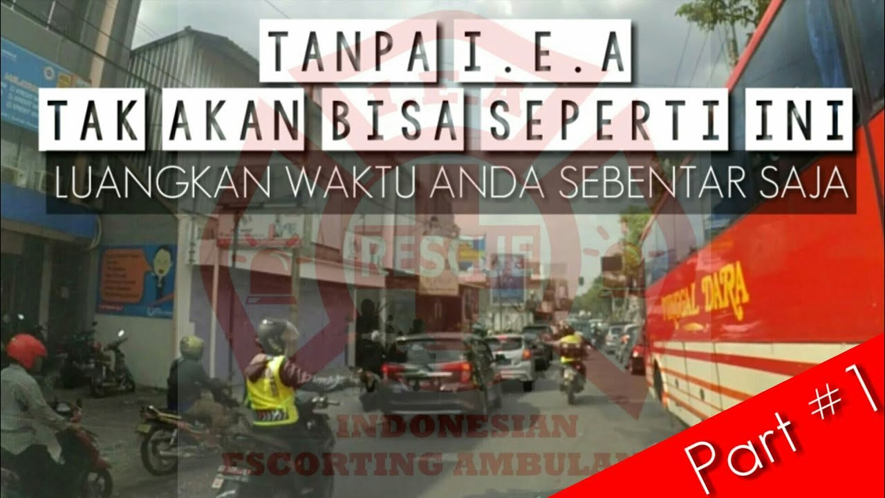 #13 AMBULANCE membelah kemacetan di bantu IEA SURAKARTA