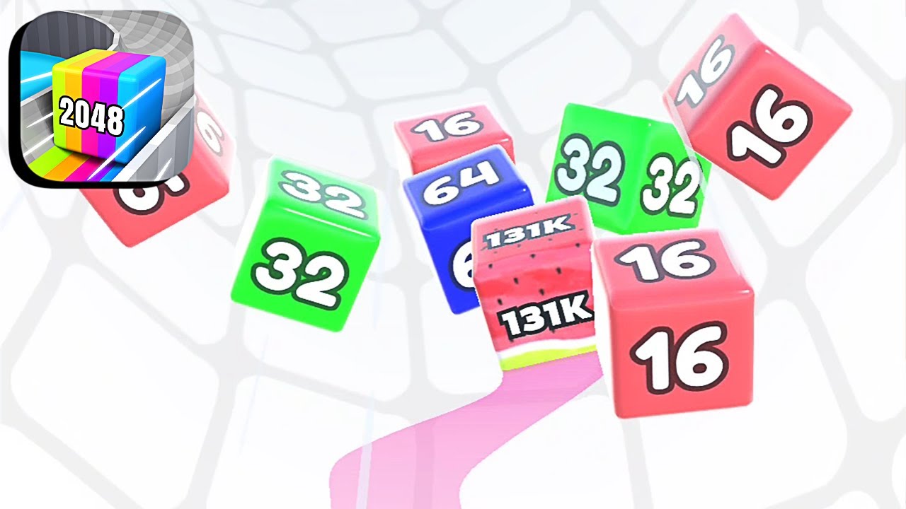 Jelly Tube Run 2048 ​- All Levels Gameplay Android,ios (Part 4)