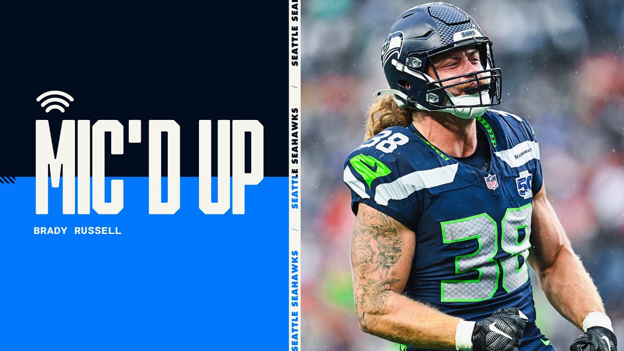 Brady Russell Mic'd Up For The Preseason Week 2 Win Over The Kansas City Chiefs | Seattle Seahawks