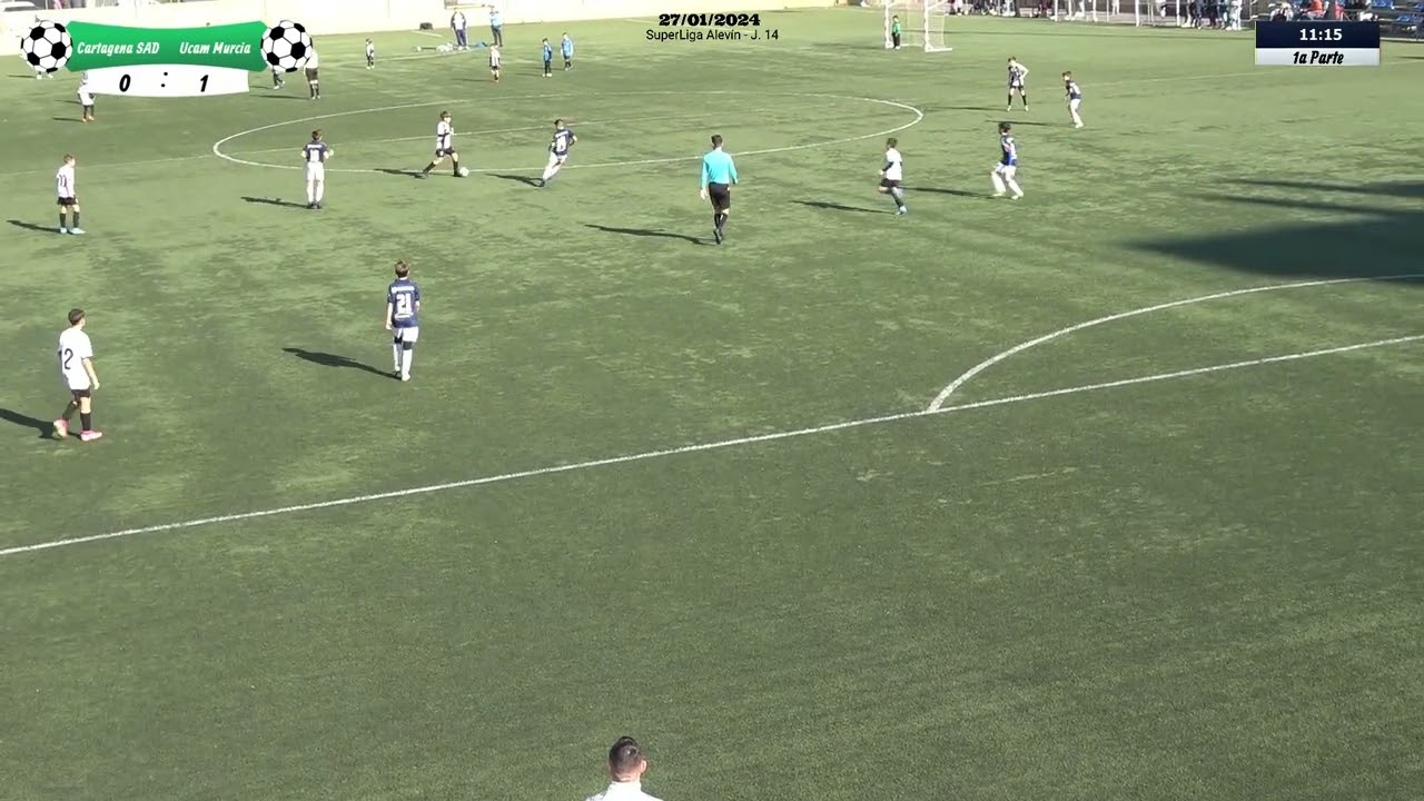 Alevín Superliga (J.14) 2024-01-27 F.C. Cartagena SAD (0) - Ucam (6) - 1a Parte