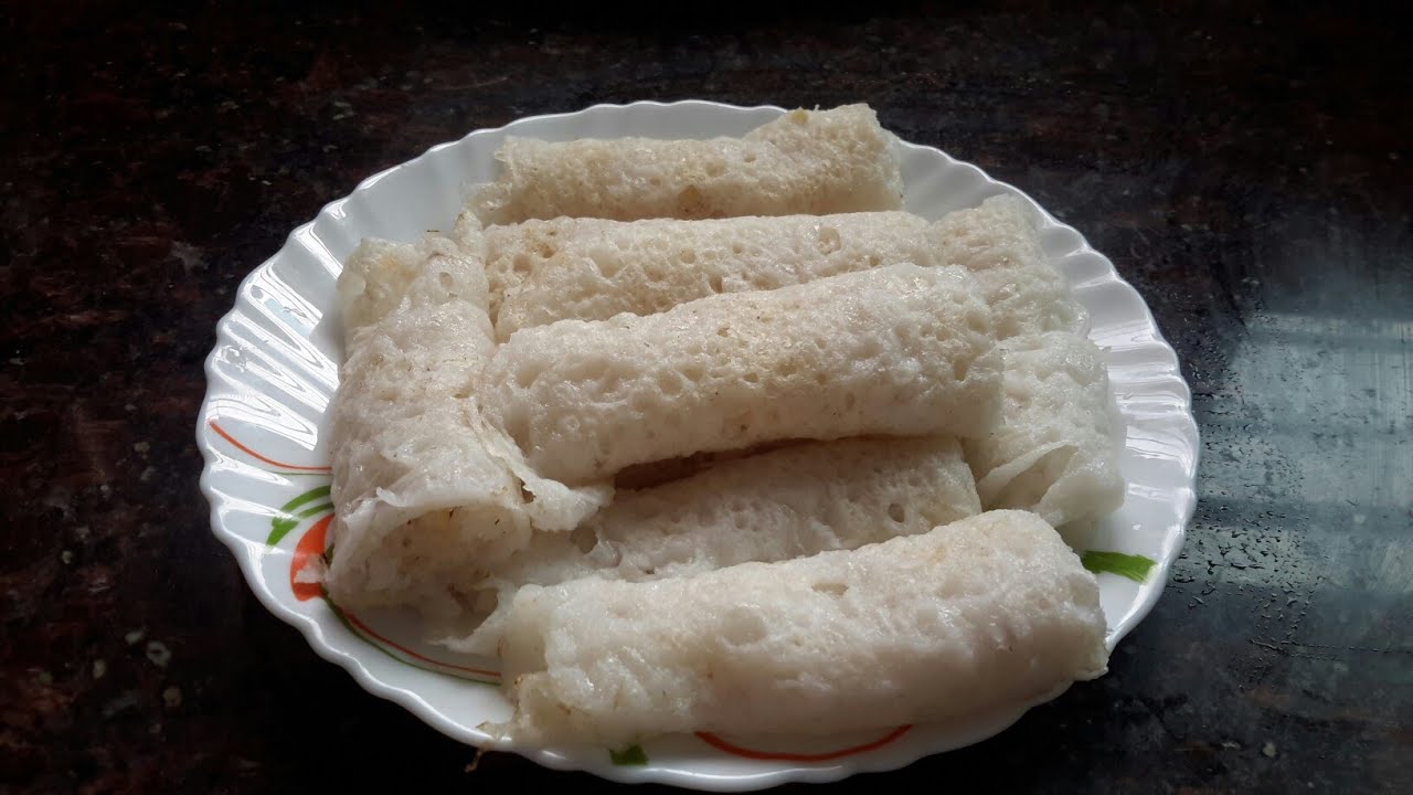 Chawal ke ghavne | Ghavna nariyal chun ke sath | konkani recipe