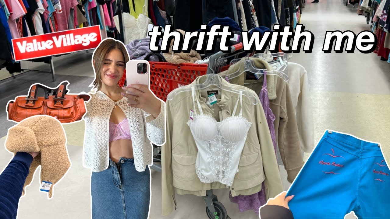 THRIFT WITH ME ❥ apple bottoms, corsets, and furry hats