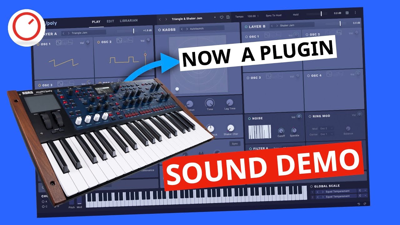 Korg multi/poly native Sound Demo