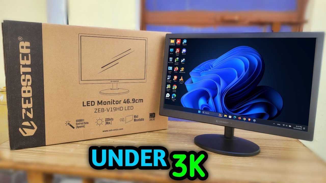 Zebronics Monitor Unboxing Review 