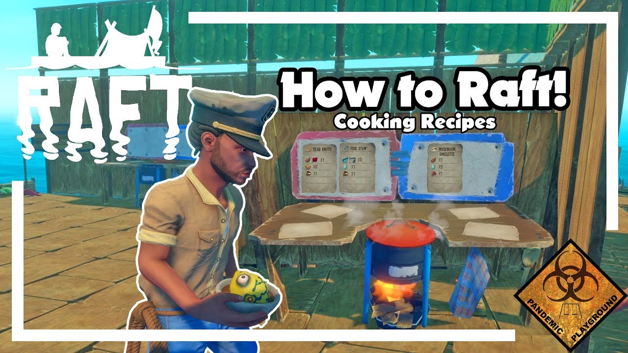 All Cooking Pot Recipes And Ingredients! How To Raft #3