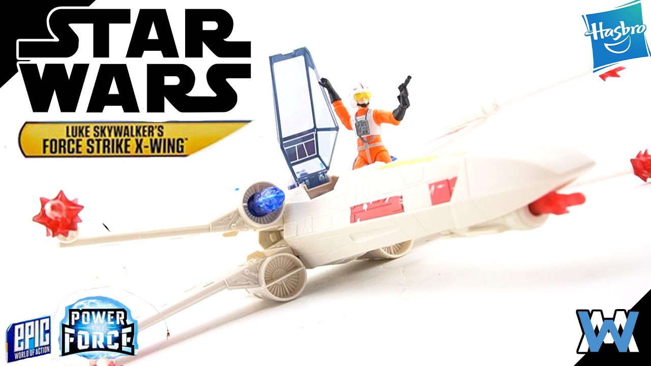 This Is Only $30 Dollars!!| Star Wars Epic World Of Action Luke Skywalker Force Strike X-Wing Review