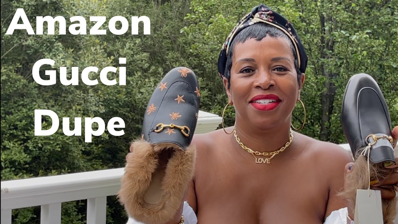 GUCCI PRINCETOWN SLIPPERS | AMAZON DUPE |  lisettejanae