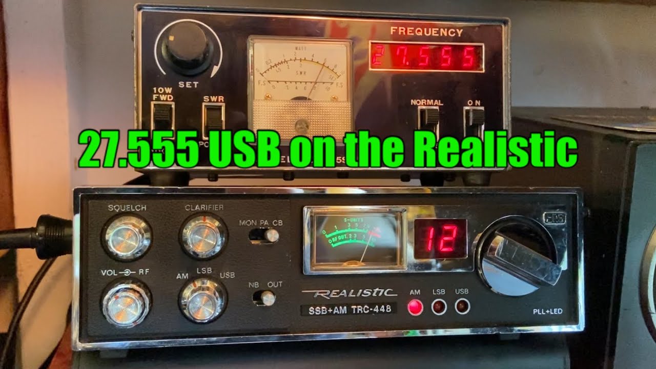 Контакты на моей модифицированной радиостанции Realistic TRC 448 27.555 CB RADIO DX