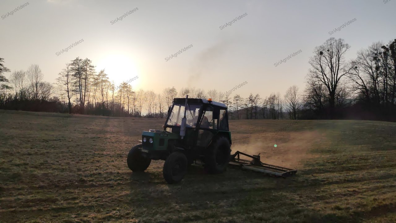 Jarní smykování podhorských luk 2026, ZETOR 7011 originální zvuk🔥🤤