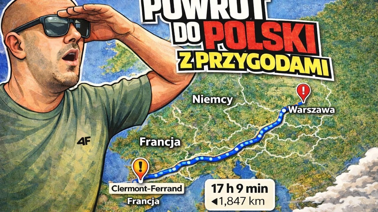 950km dojazdu na pusto po ładunek - powrót do Polski z przygodami!