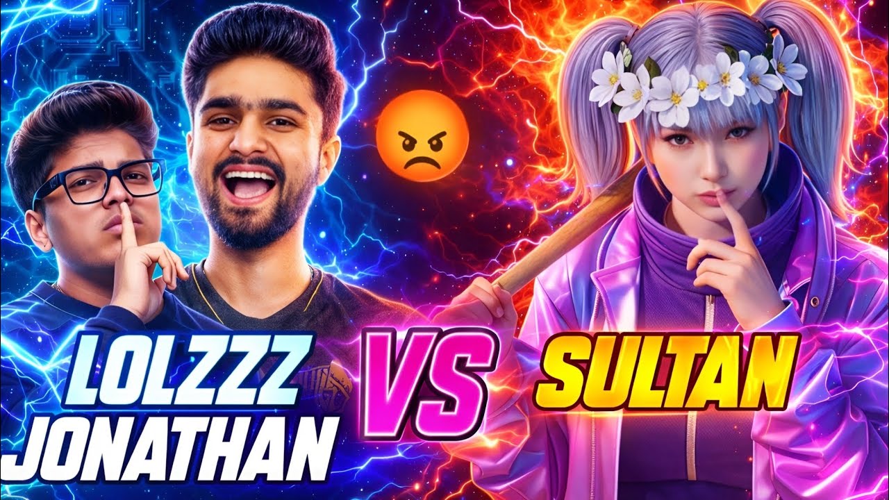 LOLZZZ & Jonathan vs Sultan 🔥 Epic BGMI Fight | Insane Pro Lobby Battle