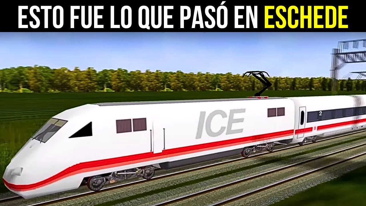 Trágico ACCIDENTE en ESCHEDE (ALEMANIA 1998) - Reconstrucción