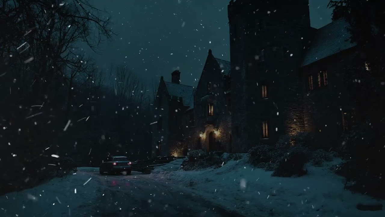The Forgotten Castle in Winter – Gentle Snowstorm Sounds for Deep Relaxation
