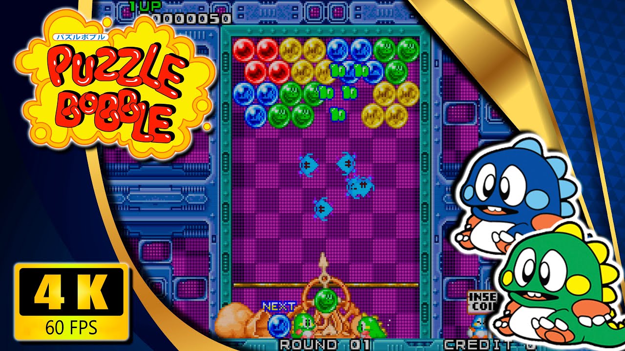 Puzzle Bobble (Arcade) 【Longplay】