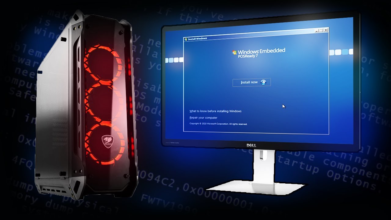 Установится ли Windows Embedded POSReady 7 на современный мощный ПК в 2025 году?