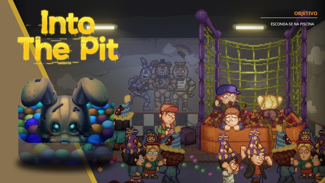 Nova Serie no canal, FNAF into the pit, Ai que medo #01