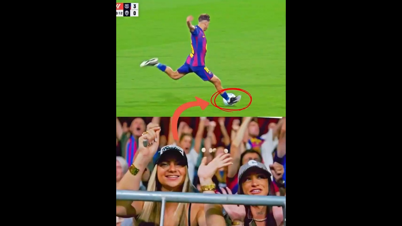 This girl missed Fermin lopez's spectacular goal 😂