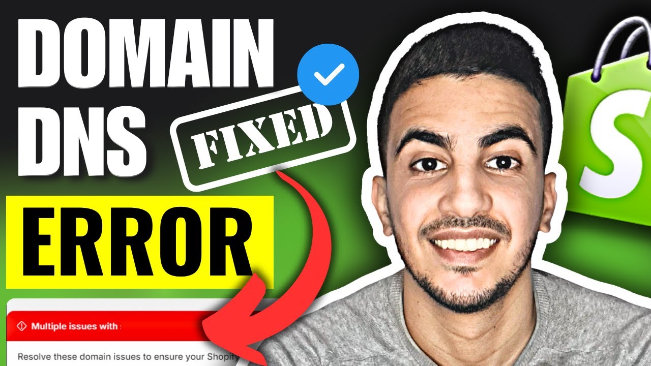 How To Fix Domain DNS Error In Shopify