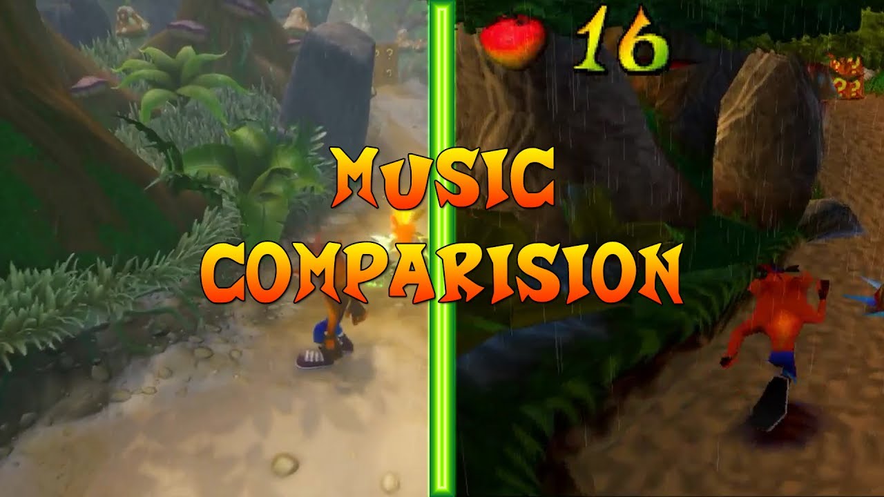 Turtle Woods - The Pits - Night Fight | Music Comparision | N-Sane Trilogy vs Crash 2