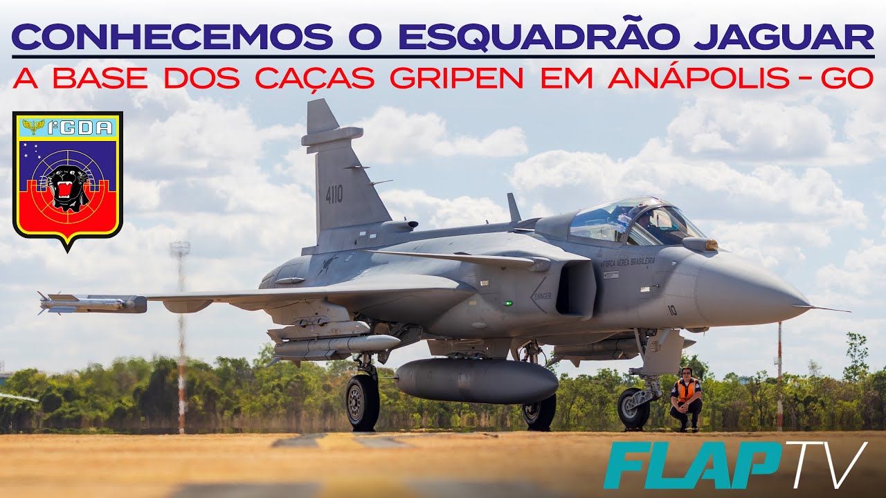 Conhecemos o Esquadrão Jaguar - A base dos caças Gripen.