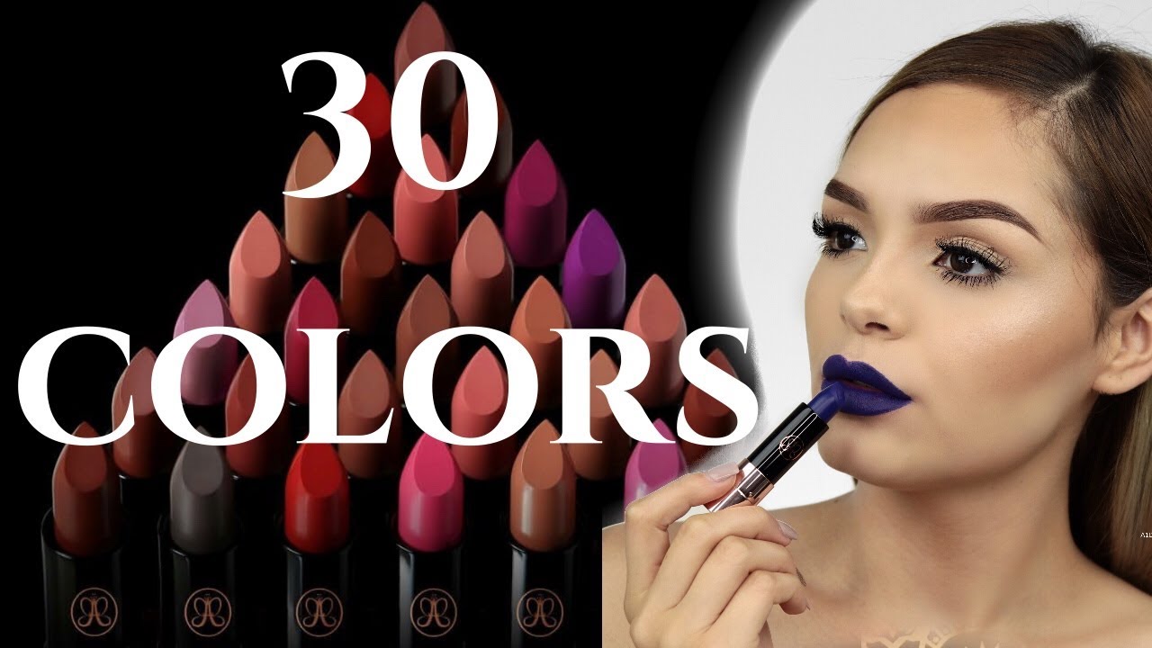 Anastasia Beverly Hills NEW Matte Lipstick Swatches Fall 2017| A1DeLaTorre