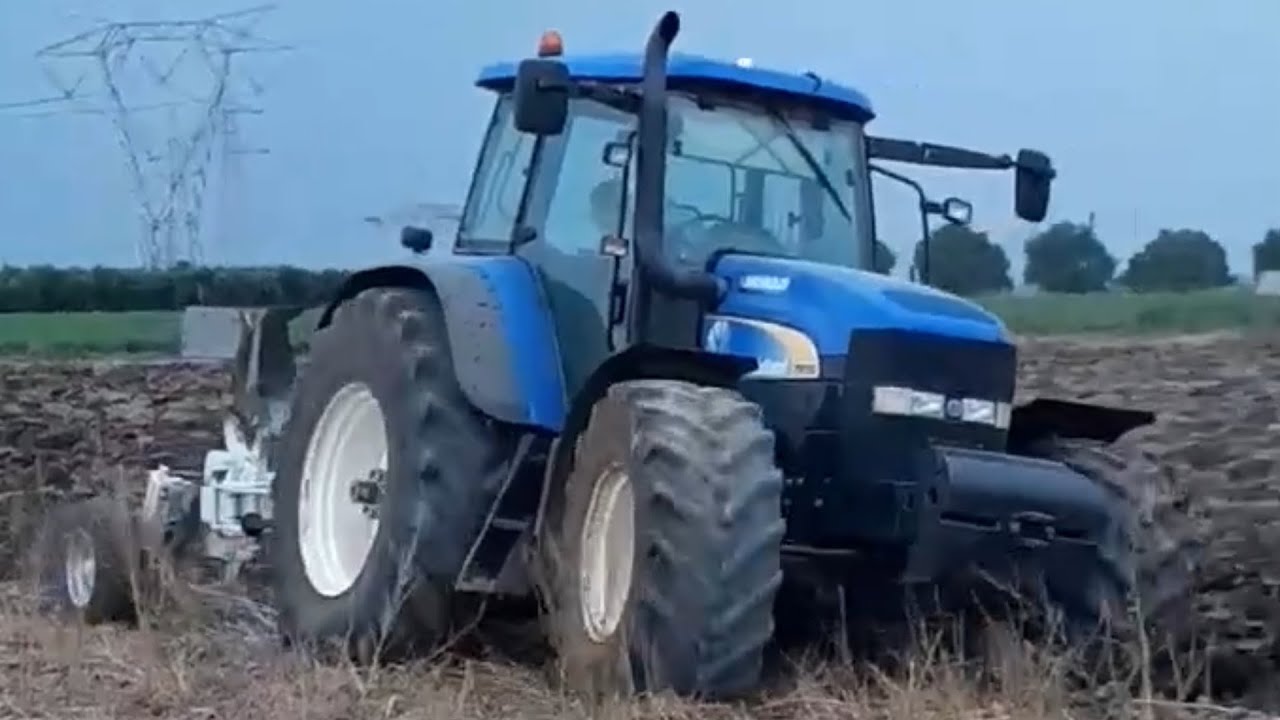 New Holland TM 190 | Heavy Ploughing Performance | By Paolo Sicilia