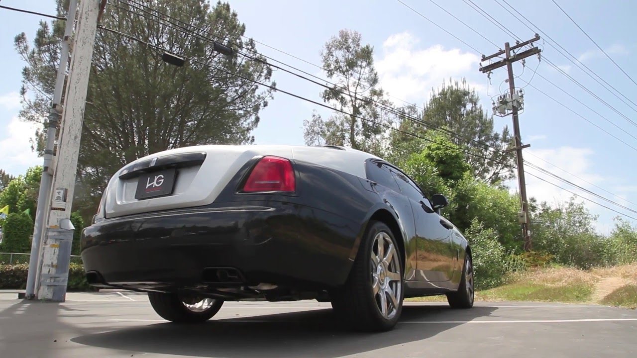 Rolls Royce Wraith Quicksilver Exhaust Time-Lapse