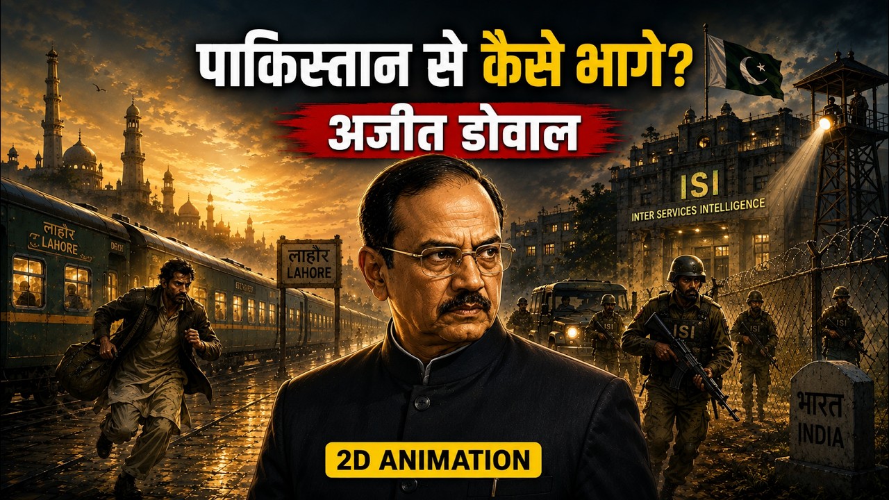 How Did Ajit Doval Escape from Pakistan? | India's Greatest Spy Mission | 2D Animated Documentary