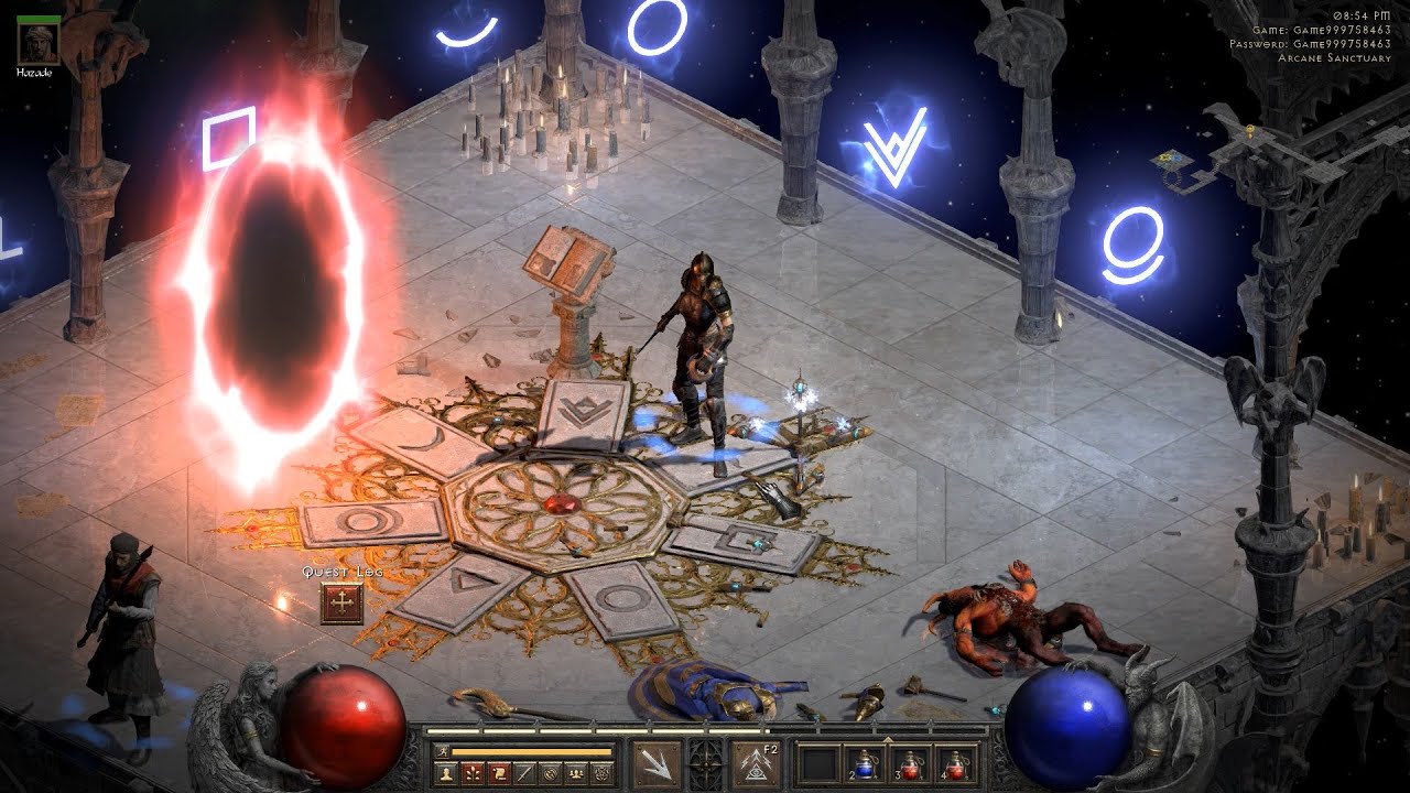 Diablo 2 Resurrected - Exploring the Arcane Sanctuary