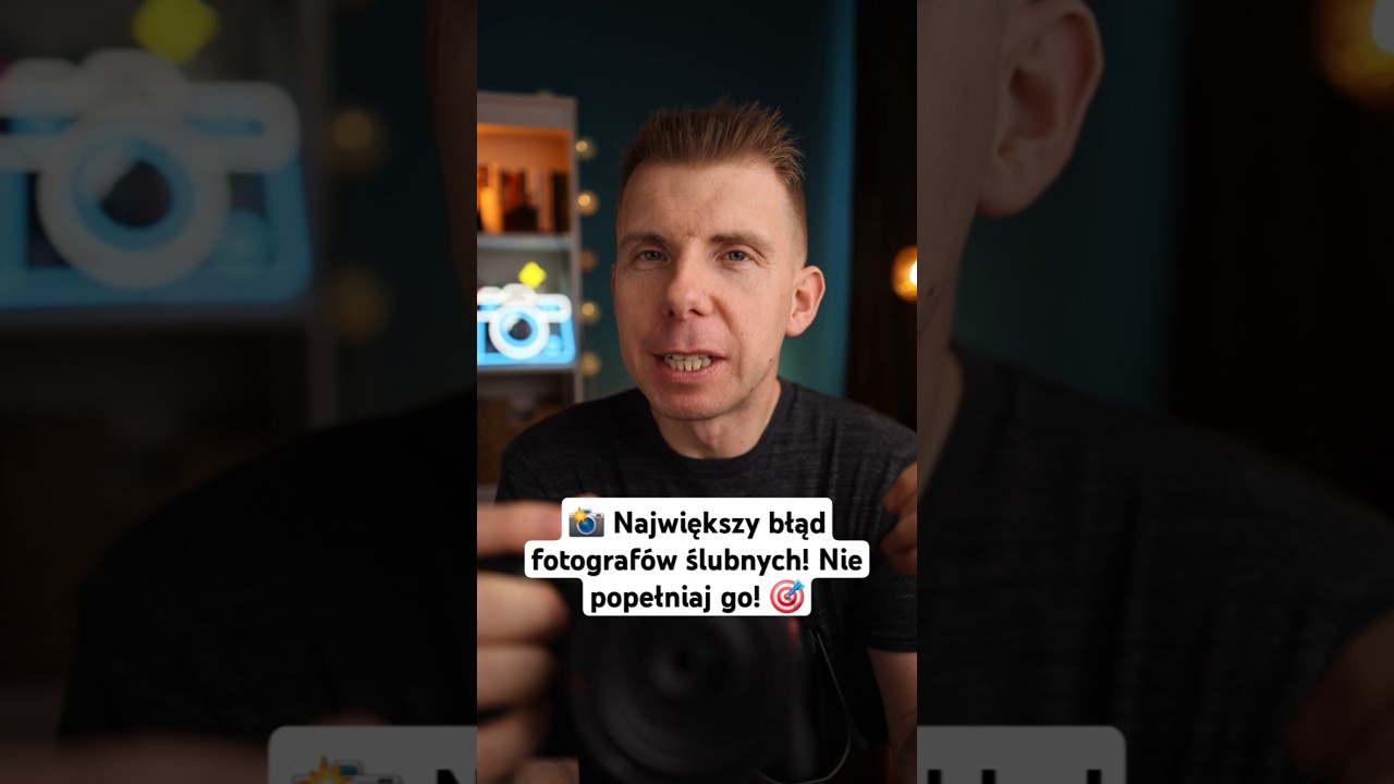 Największy błąd fotograf&oacute;w ślubnych! Nie popełniaj go! | Jacek Sierżyński #shorts