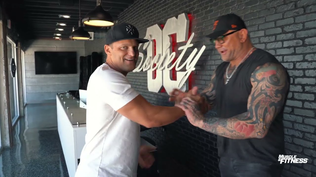 Superstar Dave Bautista Gives Dan Solomon a Forever Gift, Says Bodybuilding Saved His Life!
