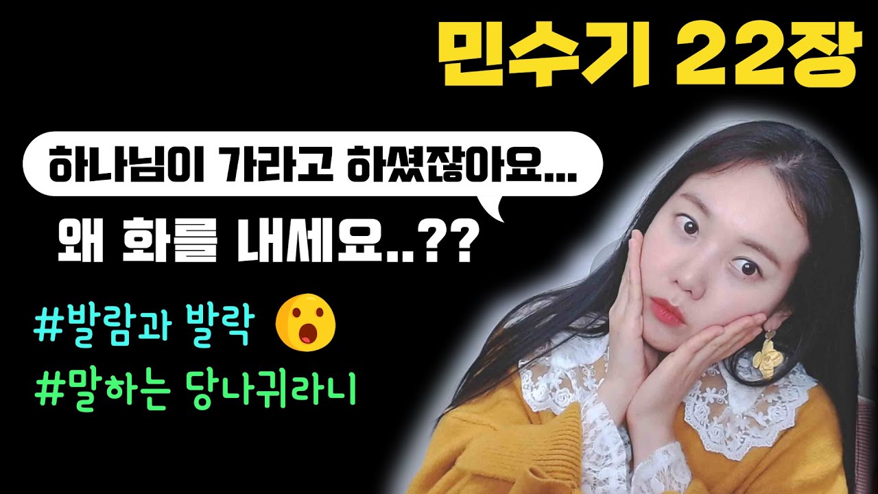 ◆민수기22장◆ 인류최초로 당나귀와 대화한 사람. 발랑 까진 발람은 누구일까?ㅋ 역대급 캐릭터 등장 (쉬운성경)