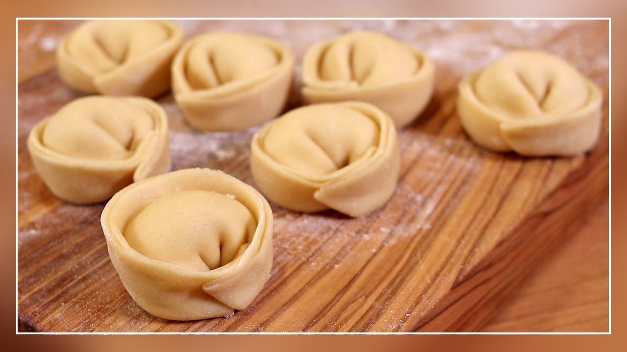CAPPELLETI de Ricotta y Jamón | Pasta Casera SIN MÁQUINA (Capeleti)