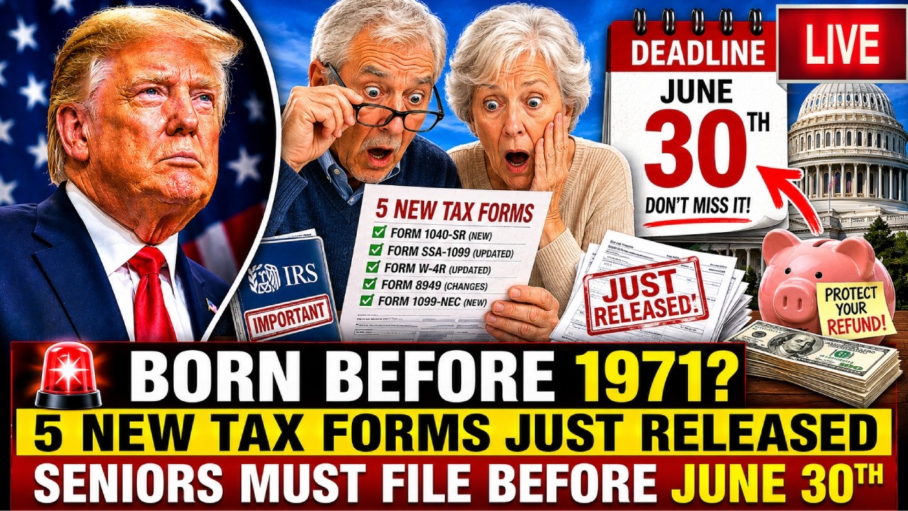 🚨 BORN BEFORE 1971? 5 NEW Tax Forms Just Released &mdash; Seniors Must File Before June 30th