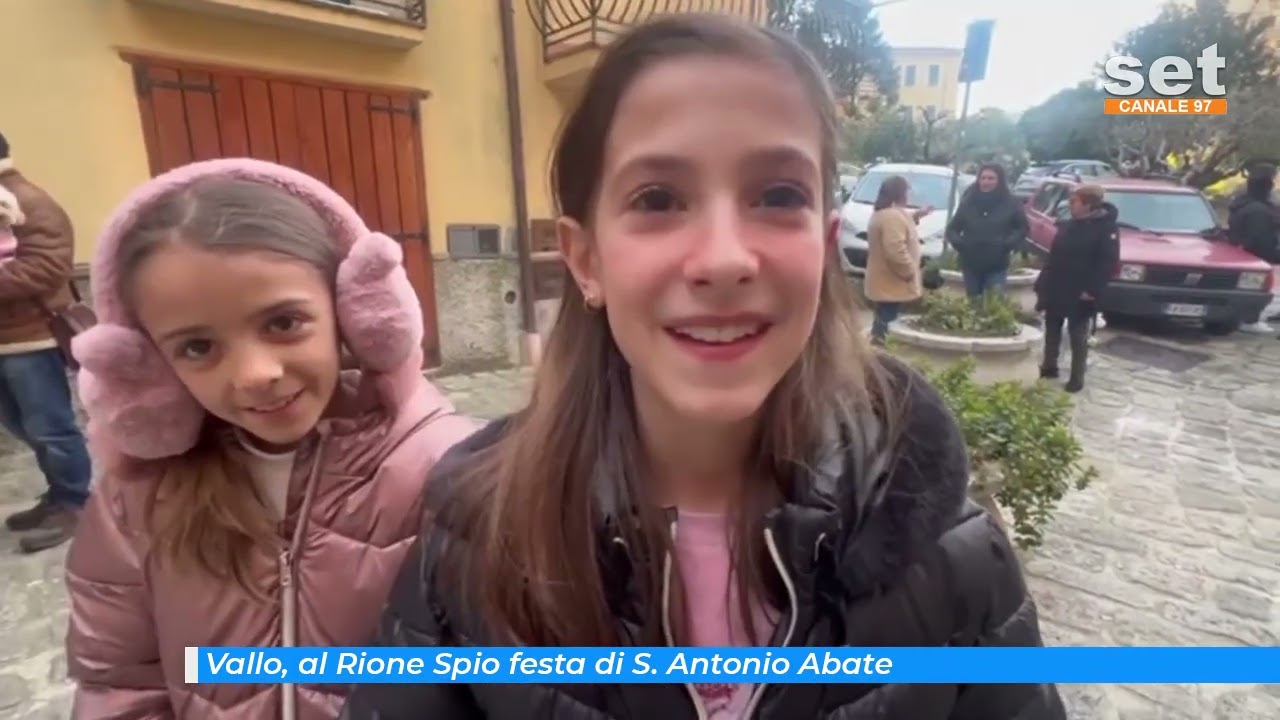 Vallo, al Rione Spio festa di S. Antonio Abate
