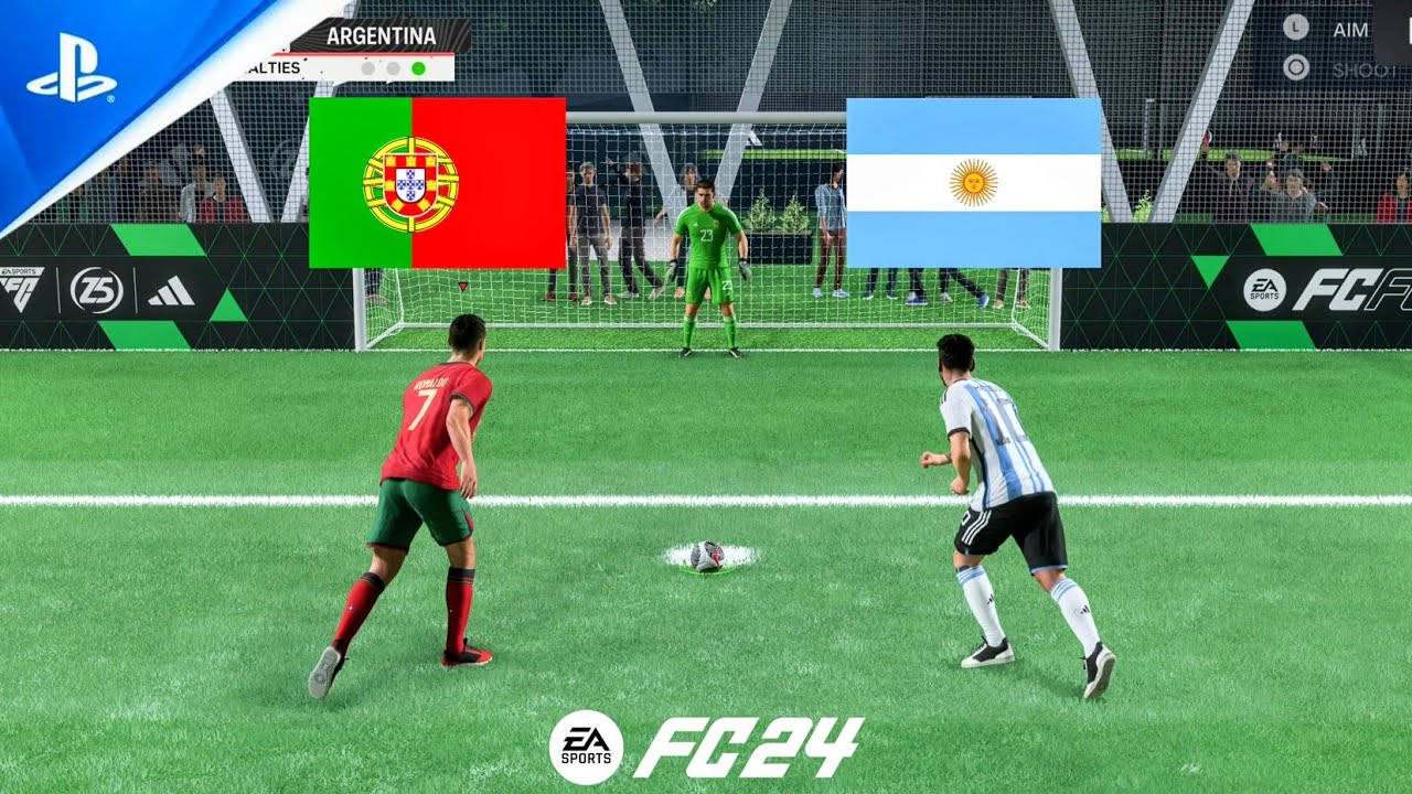 FC 24 Volta Football | Ronaldo vs Messi | Portugal vs Argentina | Penalty Shootout - PS5 Gameplay