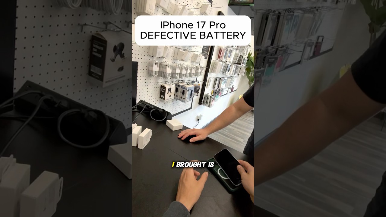 БРАКОВАННЫЙ IPHONE 17 PRO 😭 #смартфон #решениепроблем #ремонтполомки #технологии #разбитыйэкран #...