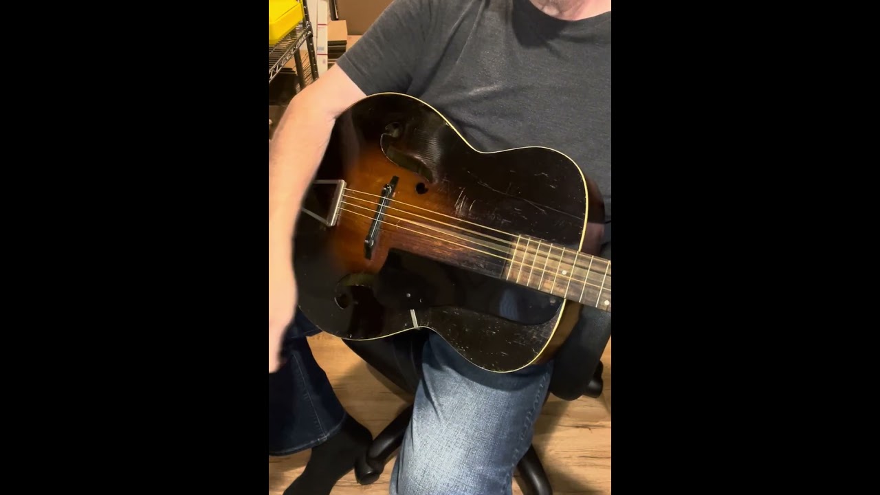 1930's P'Mico Nobility Archtop Guitar Demo #music #archtop