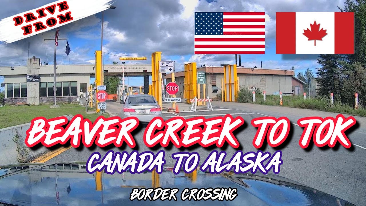 383. Drive from Beaver Creek to Tok - Canada to USA Border Crossing