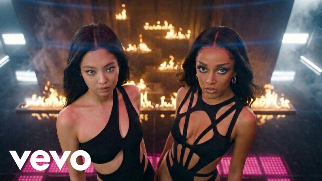 JENNIE x Doja Cat - REDLINE (Official Lyric Video )