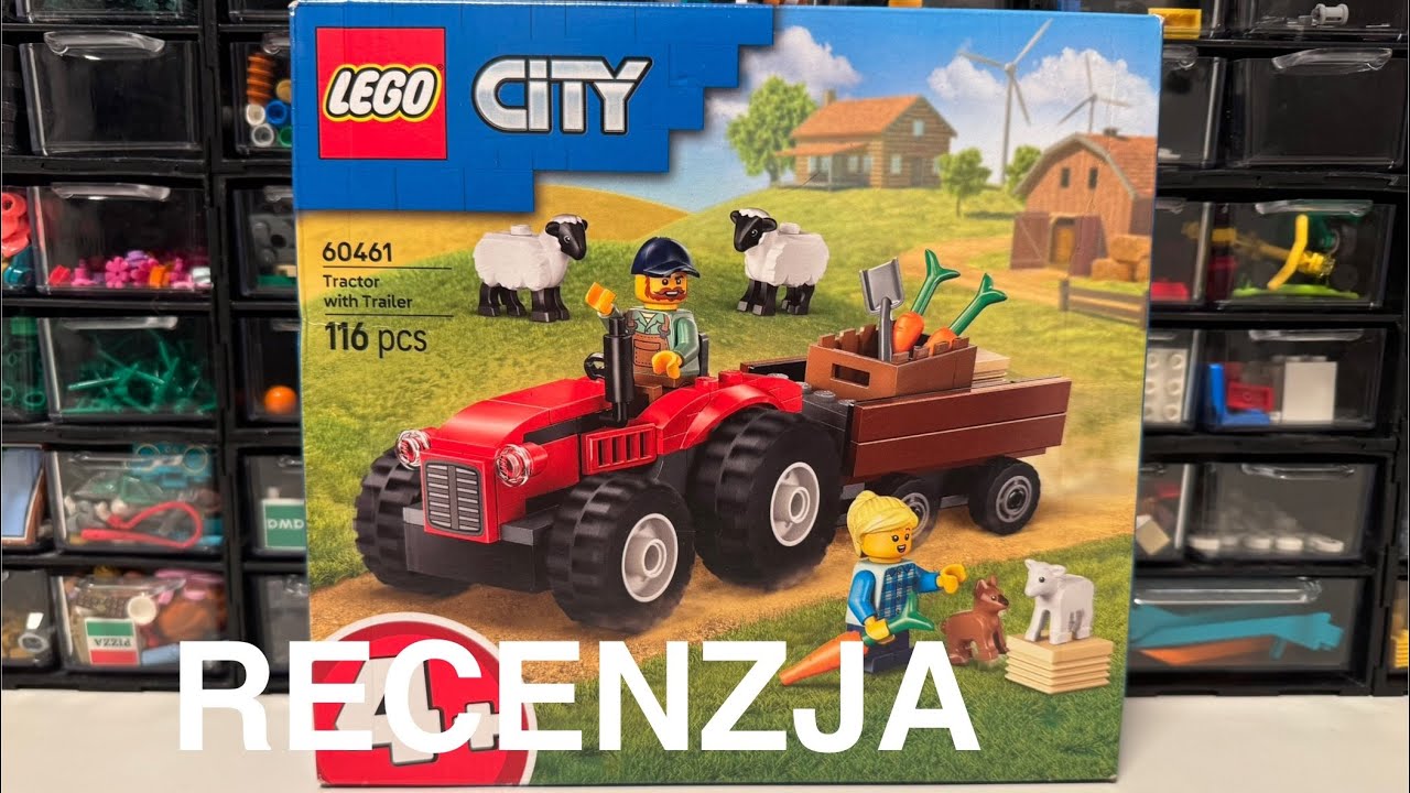 Lego 60461 | Traktor z Przyczepą | Klockowy | Recenzja.