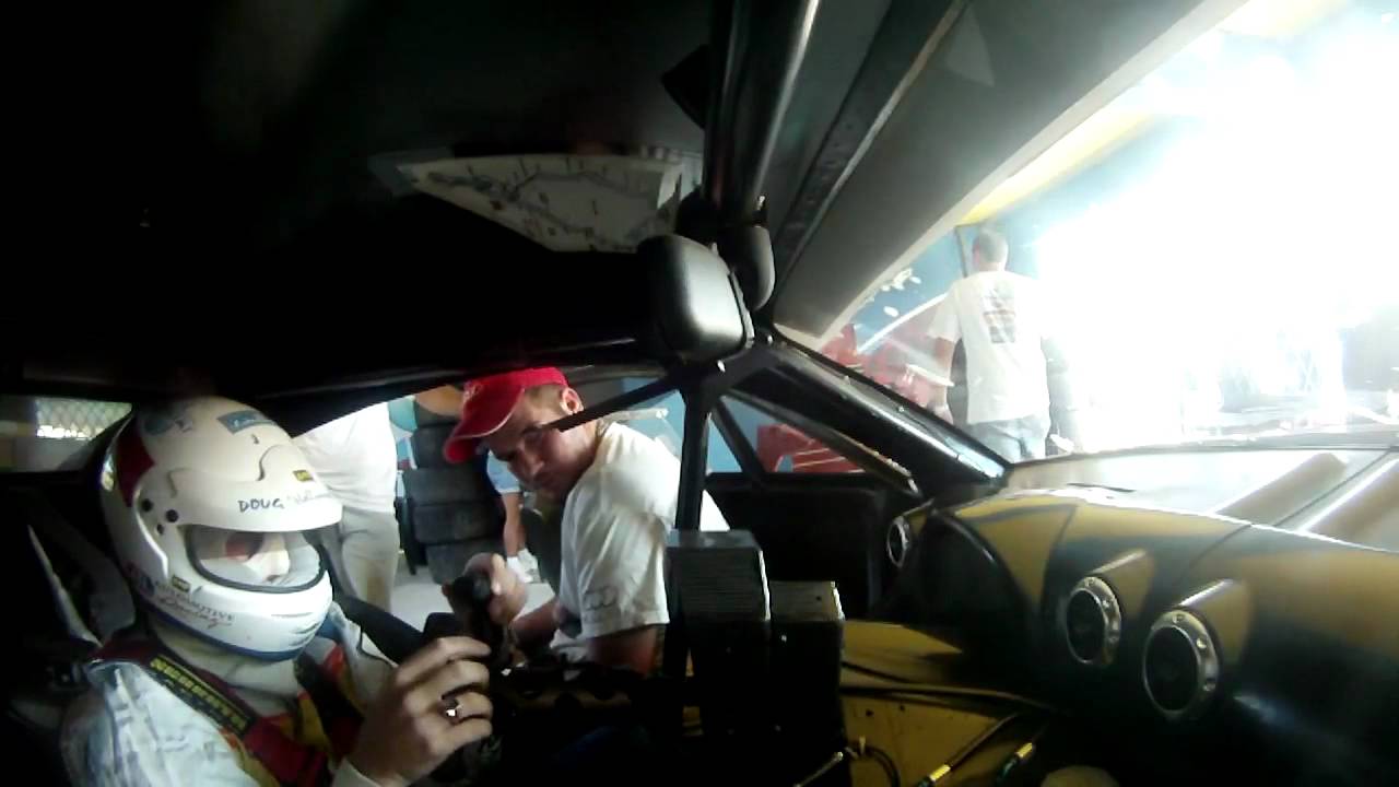 Doug Gore Audi TT DTM qualifying round inside the cockpit