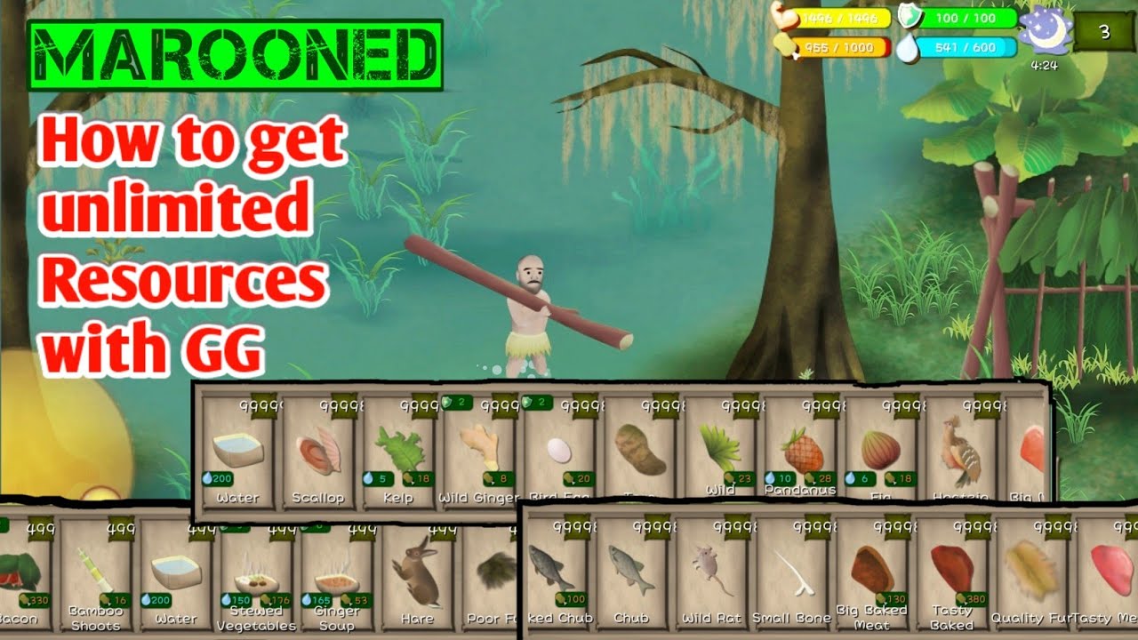 Marooned Game! How I Make All Resources No Limit Android